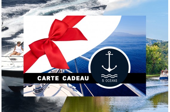 Carte cadeau Permis côtier + fluvial Paris